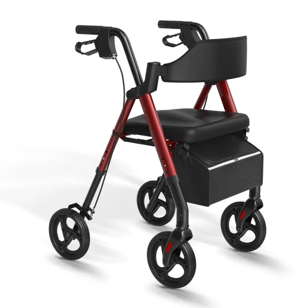Rollator Walkers For Seniors, With Seat,