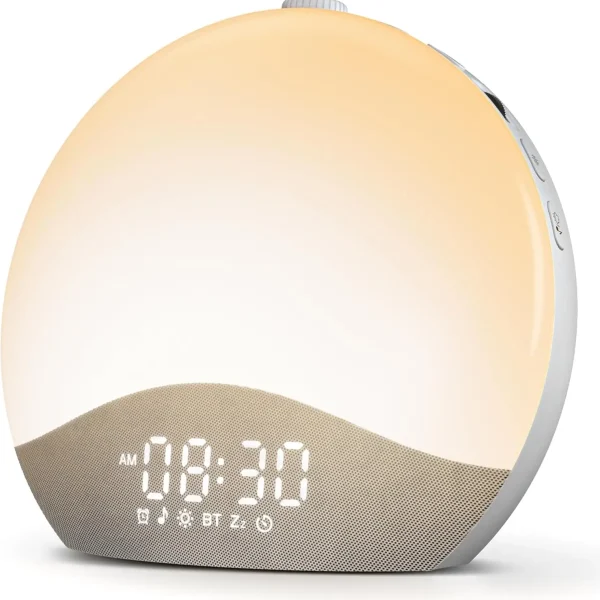 Alarm Clock with White Noise, Bluetooth Speaker